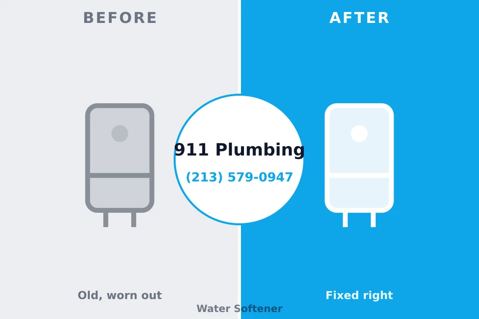 Before and after: plumbing repair Lenoir City, TN